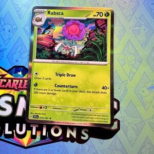 rabsca (014/191) - holo rare — pokémon: surging sparks